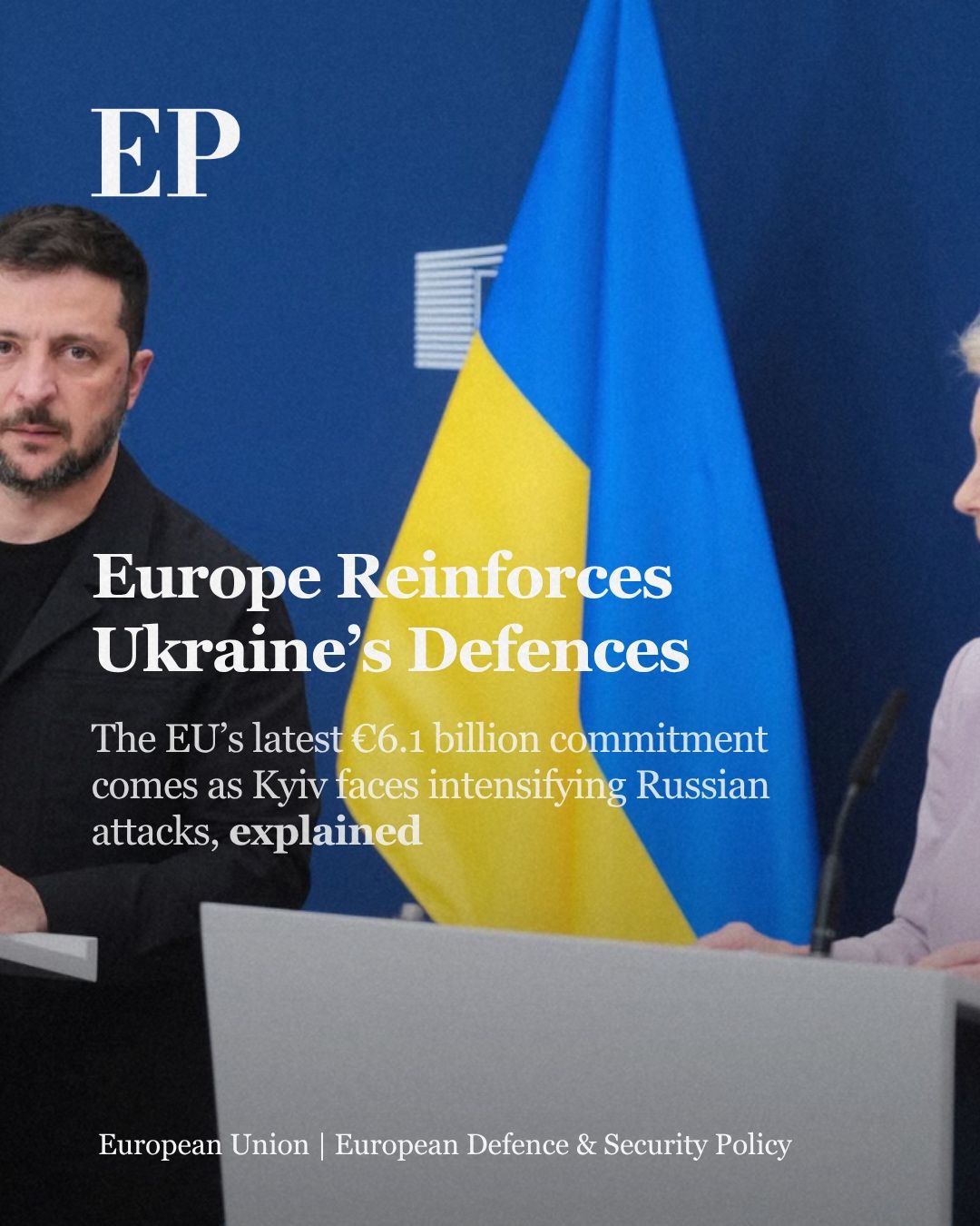 Europe Reinforces Ukraine's Defences — slide 1