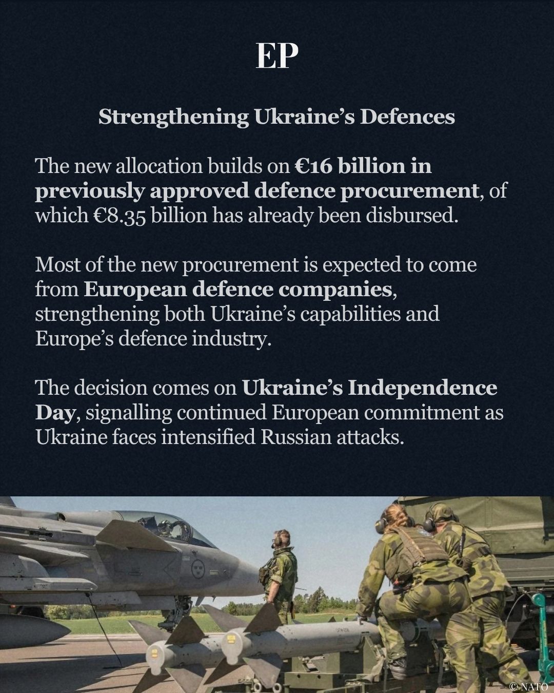 Europe Reinforces Ukraine's Defences — slide 3
