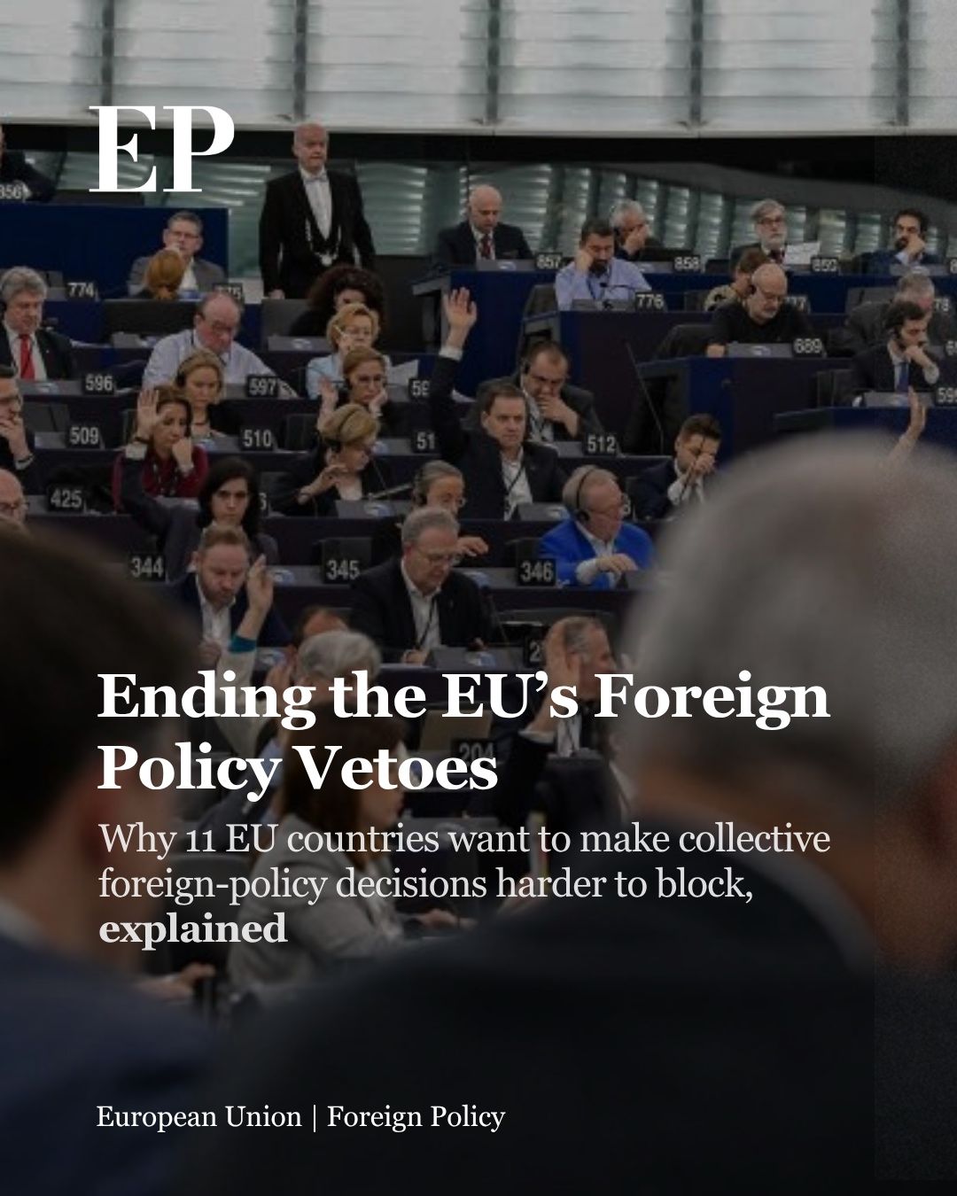 Ending the EUs Foreign Policy Vetoes — slide 1